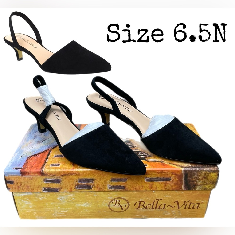 Bella Vita Sarah - Women’s Size 6.5N Black Pump Shoes NIB
